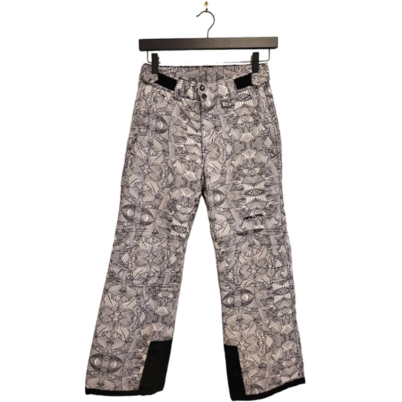 Arctix Other - Arctix Kids Snowpants Black White Geometric Insulated Winter Sports Pants Y Med